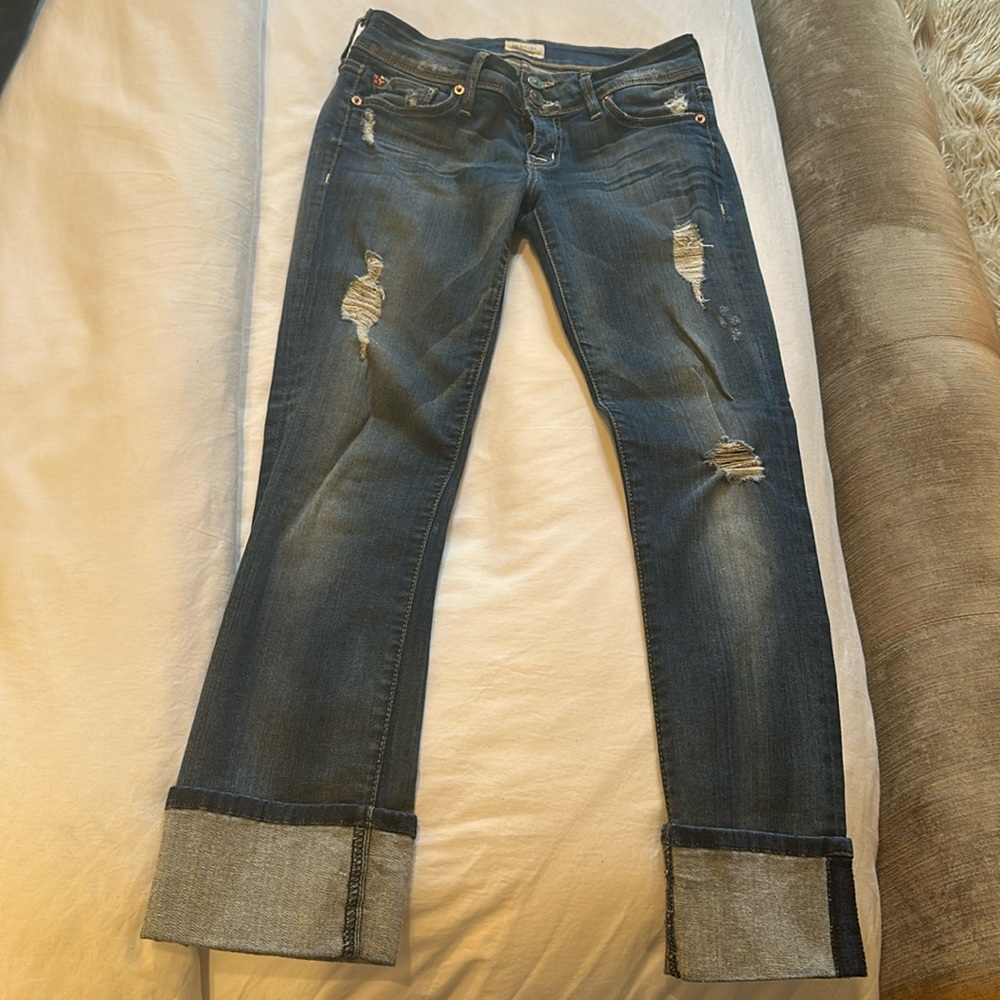 Crop Ginny straight with cuff
